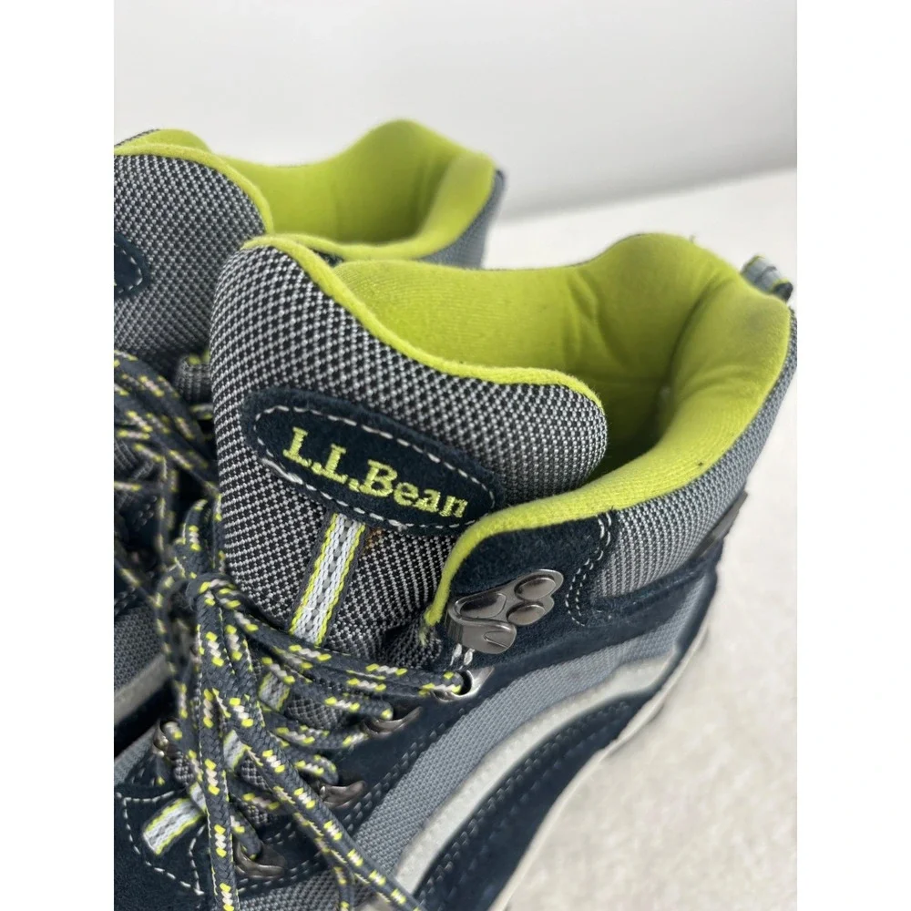 L.L. Bean Tek 2.5 Snow Sneakers Womens‎ 7 Blue Green Waterproof Insulated Boots